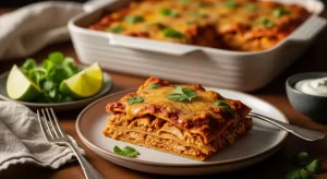 Chicken enchilada casserole intro