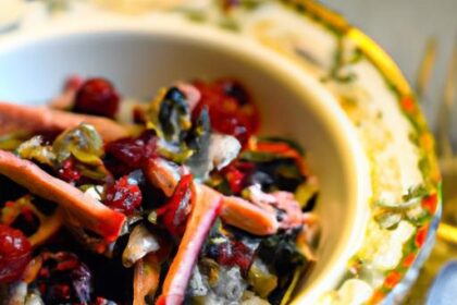 Harvest Harmony: Wild Rice and Cranberries Recipe Delight