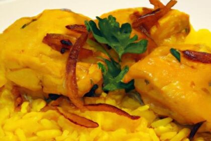 Golden Delights: How to Make Saffron Rice with Chicken