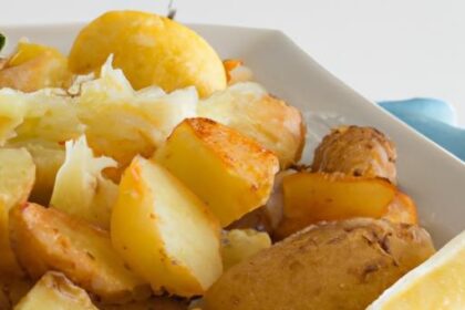 Golden Greek Lemon Potatoes: A Zesty Mediterranean Delight