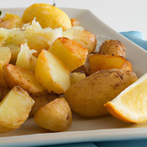 Golden Greek Lemon Potatoes: A Zesty Mediterranean Delight
