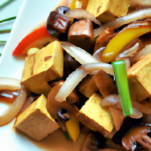 Savory Tofu Stir-fry with Creamy Peanut Sauce Delight