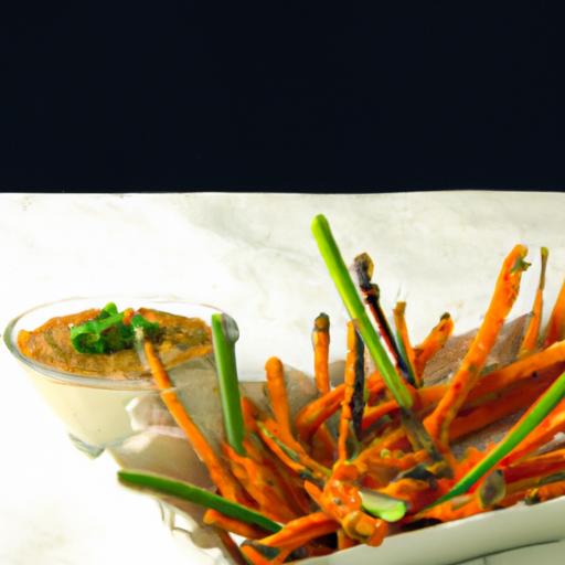 Crispy Carrot Fries with Zesty Dip: A Healthy Snack Twist
