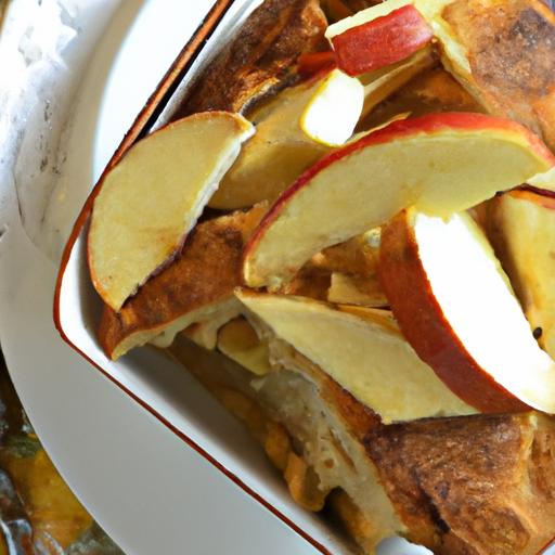 Sweet Harmony: maple Apple Bread Pudding Delight Recipe