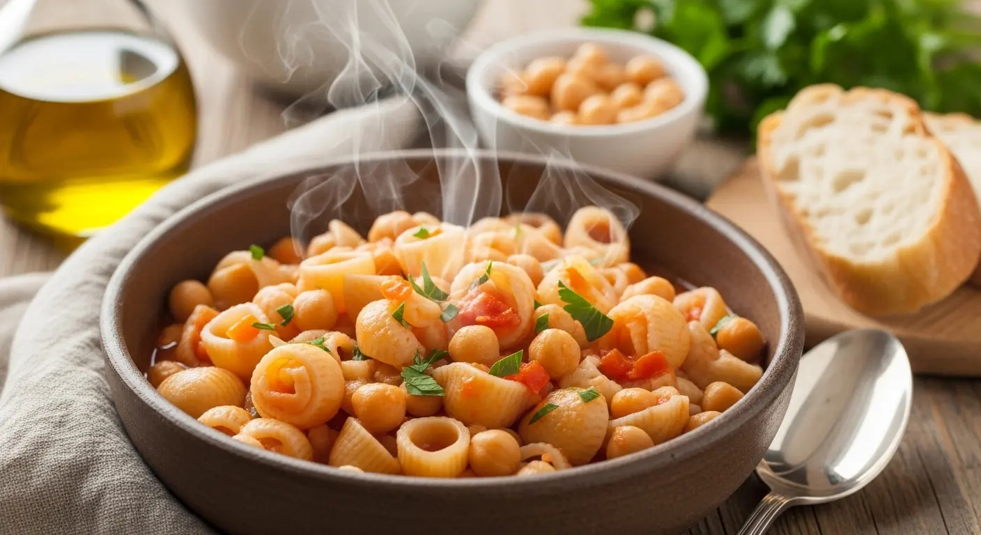 Hearty 30-Minute Pasta e Ceci