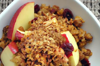 Crunch into Comfort: Irresistible Apple Cinnamon Granola Recipe