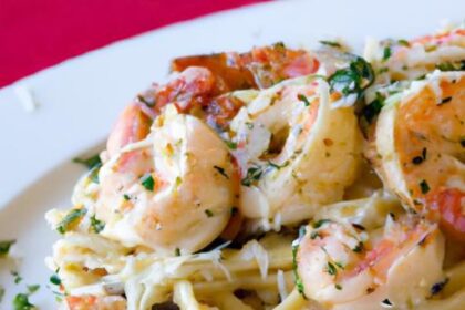 Savory Garlic Parmesan Shrimp Pasta: A Flavorful Feast