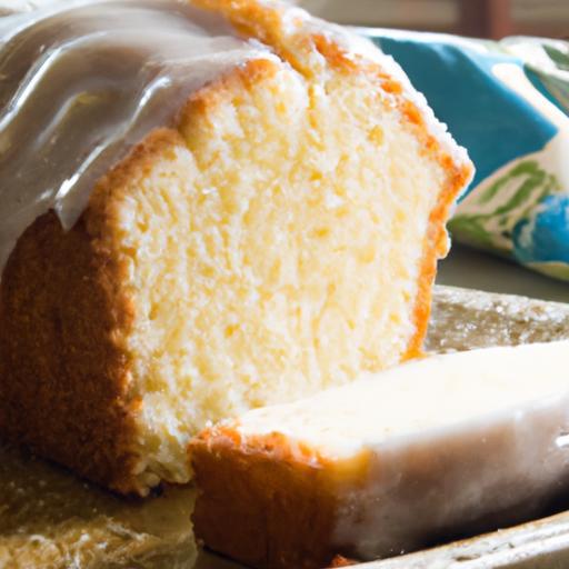 The Perfect Vanilla Pound Cake with Luscious Glaze Recipe