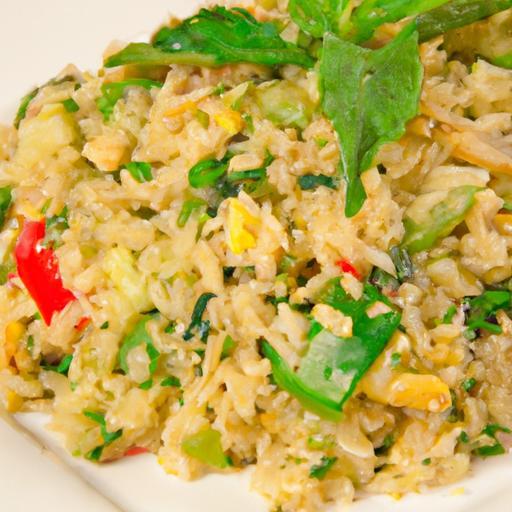 Fiery Basil Fried Rice: A zesty twist on a classic dish