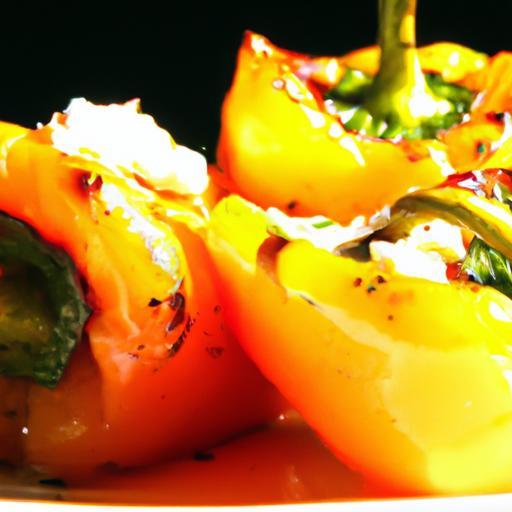 Bursting with Flavor: The Art of Feta-Stuffed Peppers