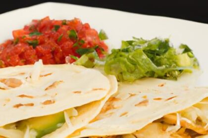 Sizzle and Serve: Easy Chicken Fajita Quesadilla Recipe