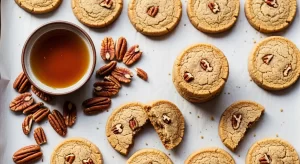 Maple Pecan Shortbread Cookie