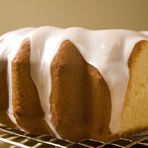 The Perfect Vanilla Pound Cake with Luscious Glaze Recipe
