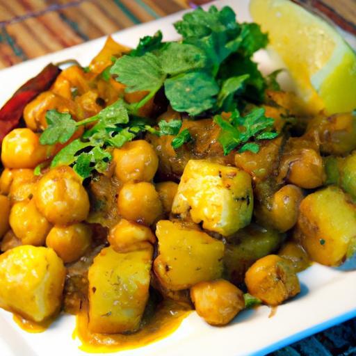 Savory Curried Channa and Aloo: A Flavorful Indian Delight