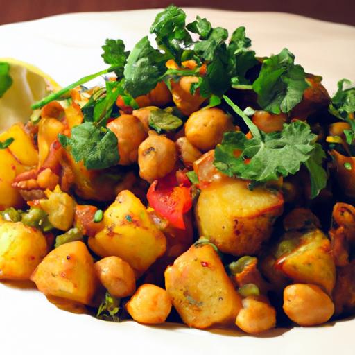 Savory Curried Channa and Aloo: A Flavorful Indian Delight