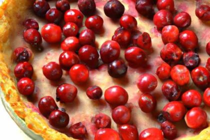 Cranberry Bog Pie: A Tart Delight from Nature’s Harvest