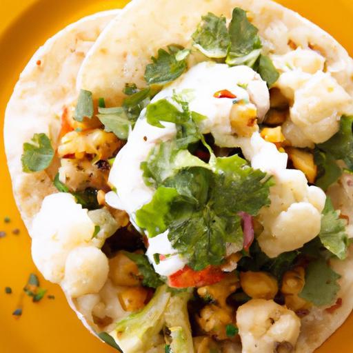 Spice Up Dinner: Cauliflower Tacos with Chipotle Crema