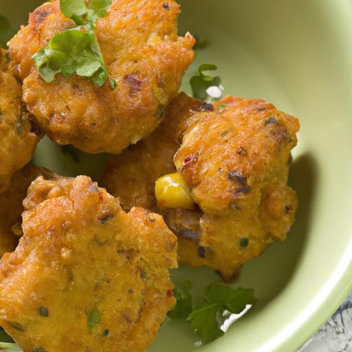Crispy chicken Corn Fritters: A Savory Snack Delight