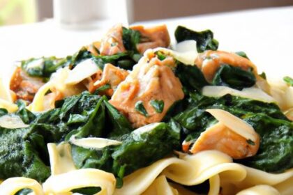 Wholesome Chicken & Spinach Pasta: A Nutritious Delight