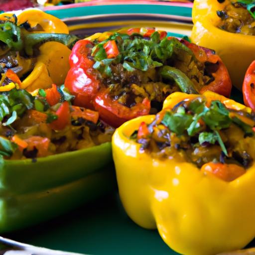 Southwestern Stuffed Bell Peppers: A Flavorful Fiesta feast