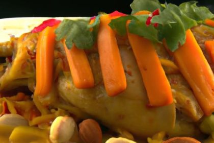 Zereshk Polo ba Morgh: Persia’s Saffron Chicken Delight