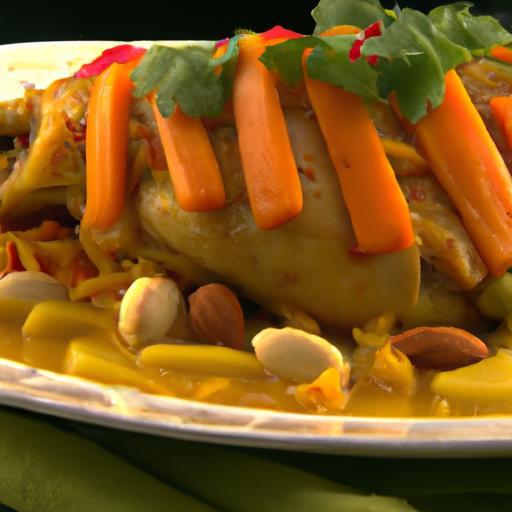 Zereshk Polo ba Morgh: Persia’s Saffron Chicken Delight