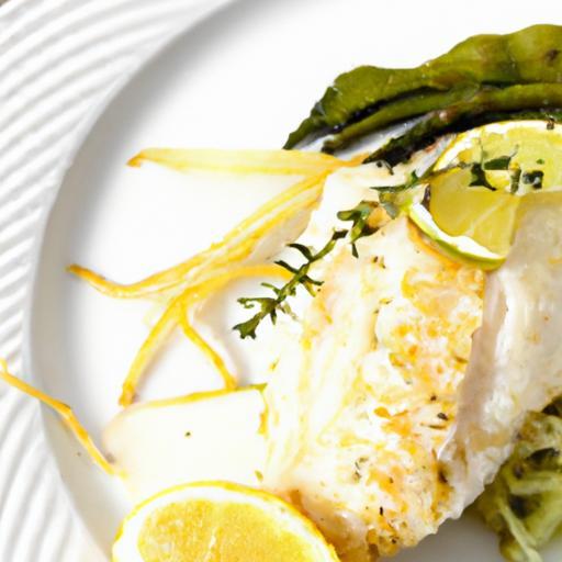 Zesty Lemon Herb Roasted Cod: A Flavorful Seafood Delight