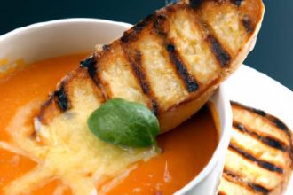 Comfort in a Bowl: Tomato Basil Soup Meets Grilled Cheese
