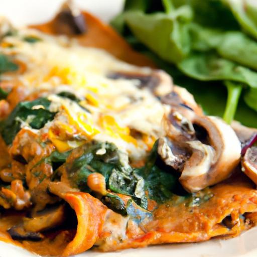 Savory Mushroom and Spinach Enchiladas: A Flavorful Twist