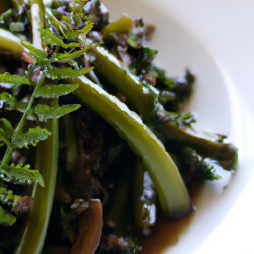 Savor Spring’s Delight: A Guide to Sautéed Fiddlehead Ferns