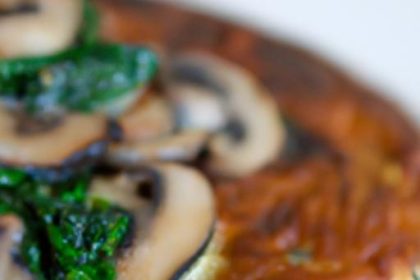 Fluffy Spinach & Mushroom Omelette: A Nutritious Delight