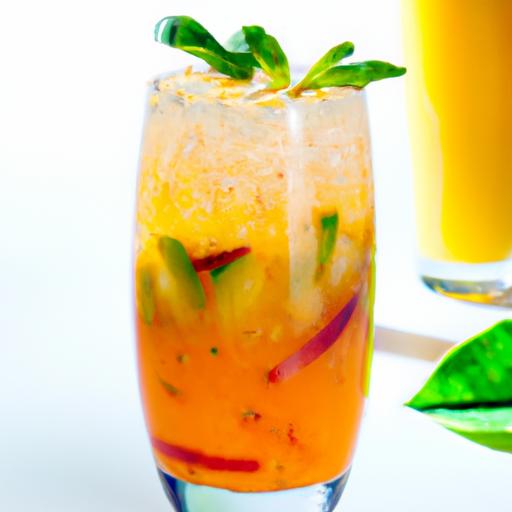 Zesty Twist: Refresh with Spicy Mango-Lime ‌Agua Fresca