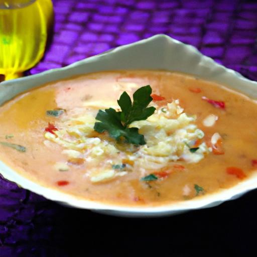 Velvety tomato and Rice Soup: A Comforting Classic recipe