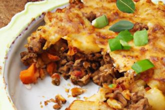 Hearty Ground Beef & Potato Casserole: A Comfort Classic